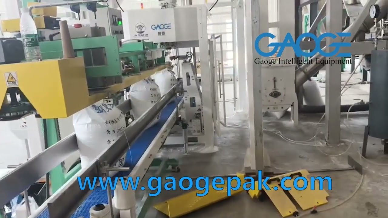 Auto Granule Open Mouth Bag Packing and Palletizing Solutions for 10-50 kg Heavy Bag Bagging Sealing