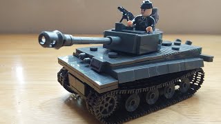 REVIEW LEGO xe tăng Tiger 1 của phát xít đức REVIEW LEGO tank Tiger 1 WW2 bricks