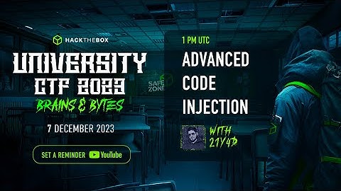 Advanced Code Injection - 21y4d - HackTheBox Uni CTF 2023