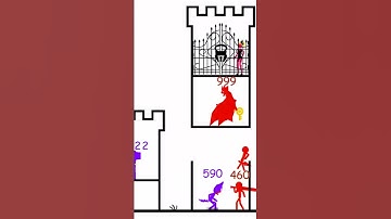 Huggy Wuggy Save the GIRL Stick Hero Tower Defense Level 77