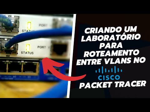 Criando lab para Roteamento Entre VLAN no Cisco Packet Tracer