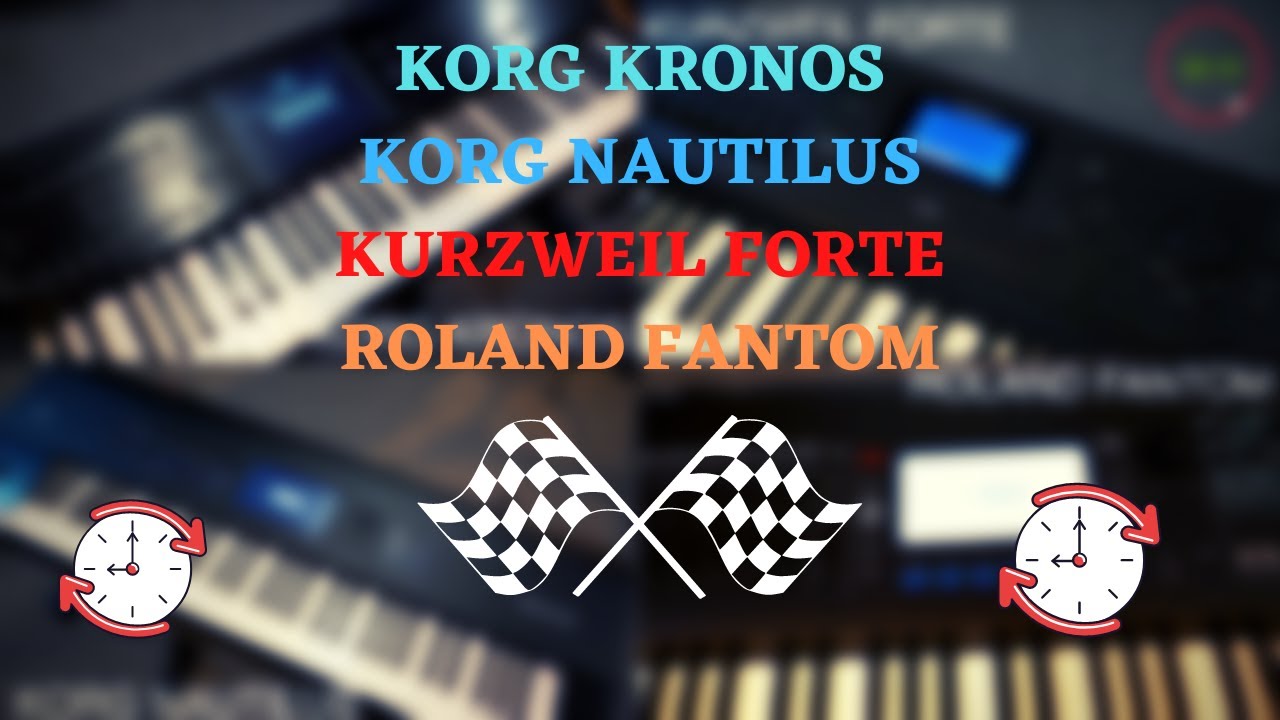 Workstation Start Racing KRONOS, NAUTILUS, ROLAND FANTOM, KURZWEIL