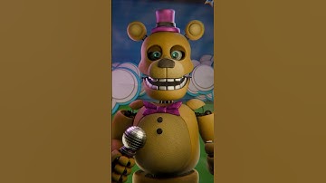 [Blender] Fredbear Voiceline  | Model Test #n8iv #fnaf #fnafblender