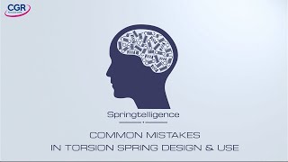 Common mistakes in torsion spring design & use