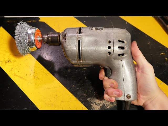 Electric Drill Restoration  Very Old Black & Decker Drill