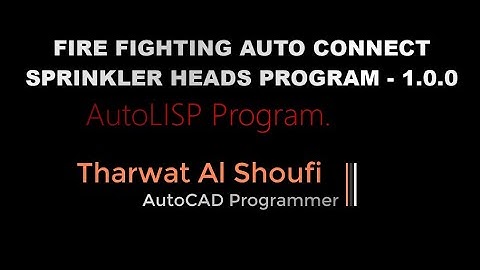 Fire Fighting Auto Connect Sprinklers Program 1.0.0