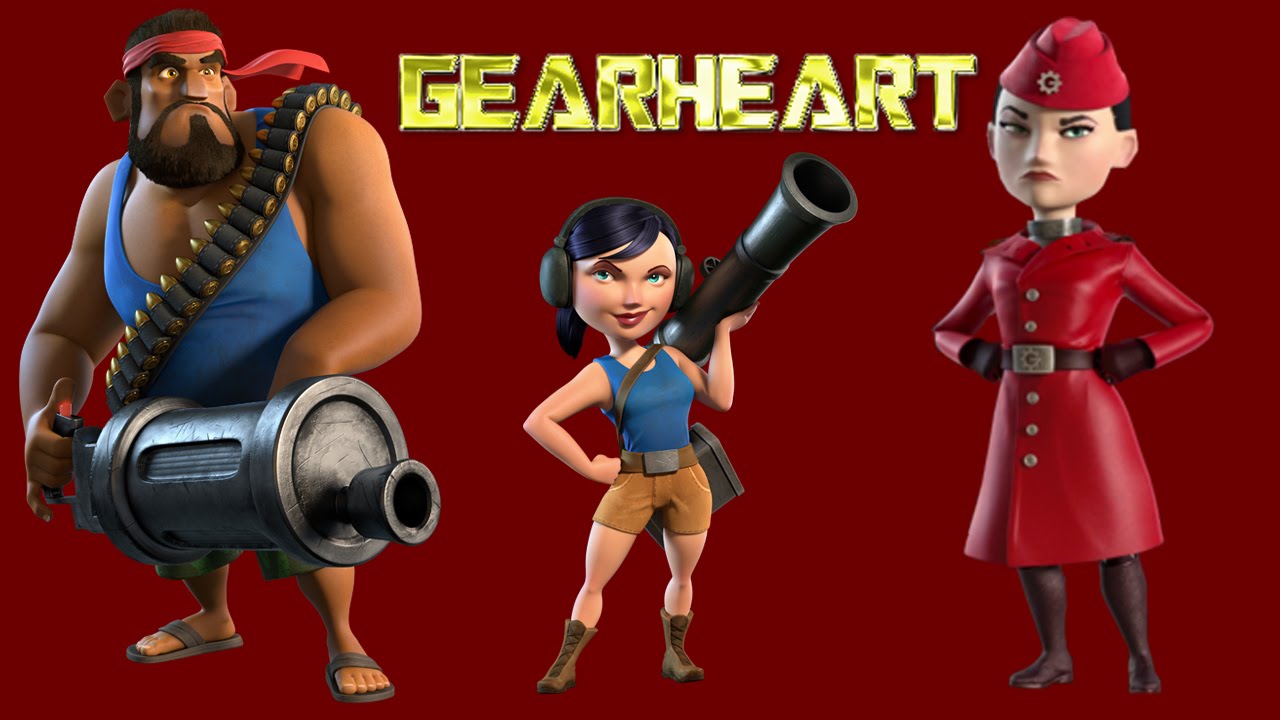 Gearheart Attacks 7/6/15 Boom Beach Gameplay YouTube