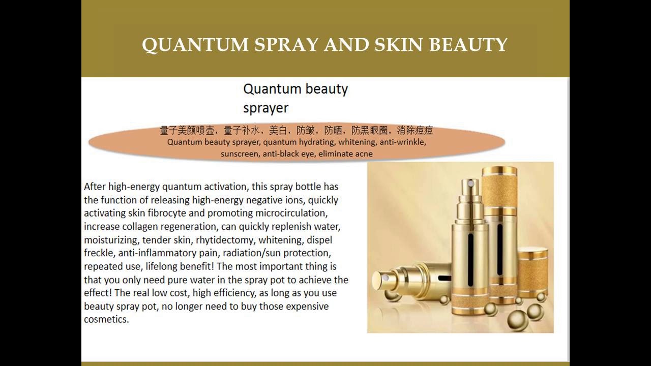 Quantum spray (English version)