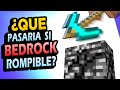 ¿Qué Pasaría si la BEDROCK fuera Útil en Minecraft?