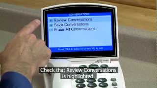 CapTel 840i: Reviewing Captions