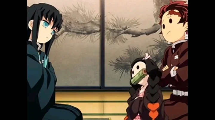 Nezuko and muichiro |cute moment😆🤗| #shorts  #anime #demonslayer