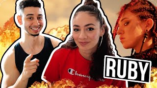 Ruby - Rubycon | FIRST FEMALE Turkish Rapper Reaction!! Resimi