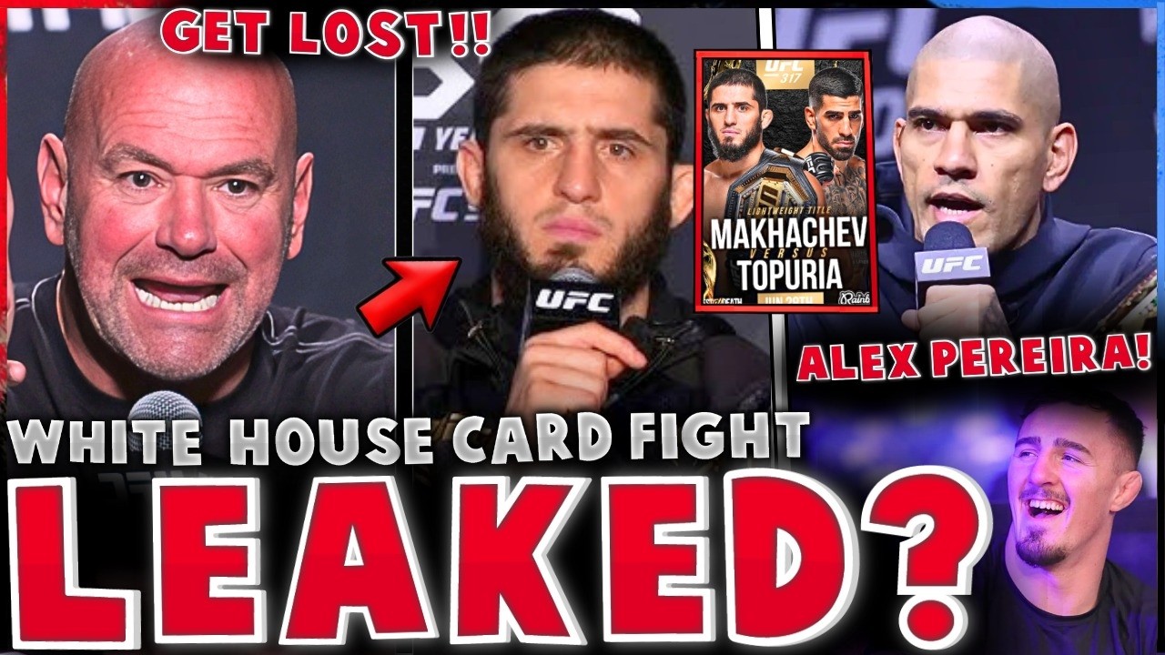 White House Fight Card Leaked Makhachev Vs Topuria Confirmed Alex 