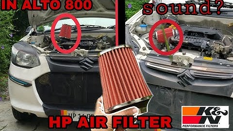 SUPER AIR FILTER IN ALTO 800 ||MOST DETAILED VIDEO|| HP AIR FILTER INSTALLATION ||CUSTOM MANIA|| DIY