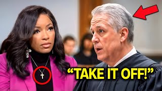 Judge Fines Jasmine Crockett for Wearing a Cross, Only to Discover She’s a Legal Genius