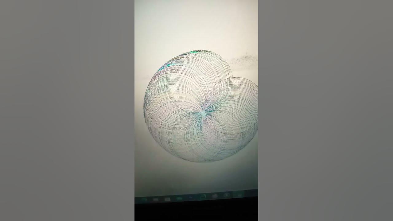 Make colorful spirograph by using turtle graphics in python #python# ...