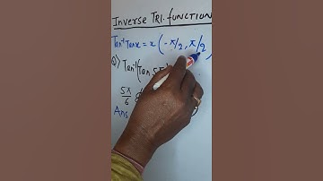 Inverse trigonometry for Tan^-(tanx)=x #shorts