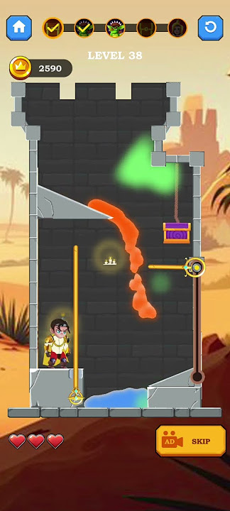 Emberella Rescue Level 38 gameplay (iOS Android)