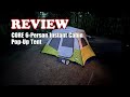 Review - CORE 6-Person Instant Cabin Tent 2025