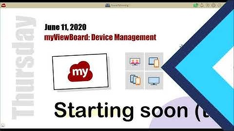 myViewBoard Device Management