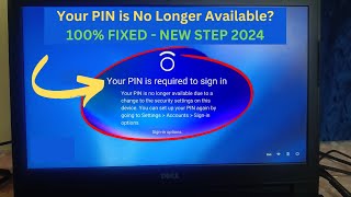 ✅NEW 2024-Your PIN is No Longer Available On Windows 11/10 |✅ Solve your pin is no longer available