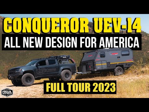 NEW 2023 Conqueror UEV-14 Off-Road Trailer Tour | Tough Exterior, Spacious Interior | ROA Off-Road