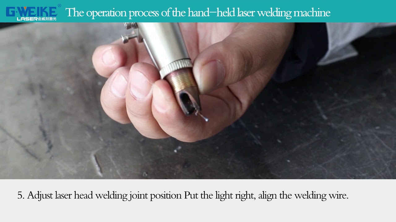 The Operation Process Of The Hand Held Laser Welding Machine - YouTube
