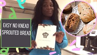 Easy No Knead Sprouted Flour Bread Easy No Knead Sprouted Flour Bread
