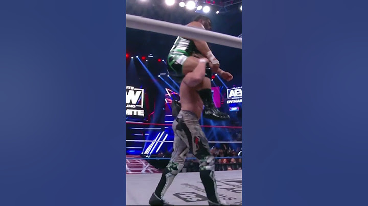 Kenny Omega with the One Winged Angel during AEW Dynamite!
