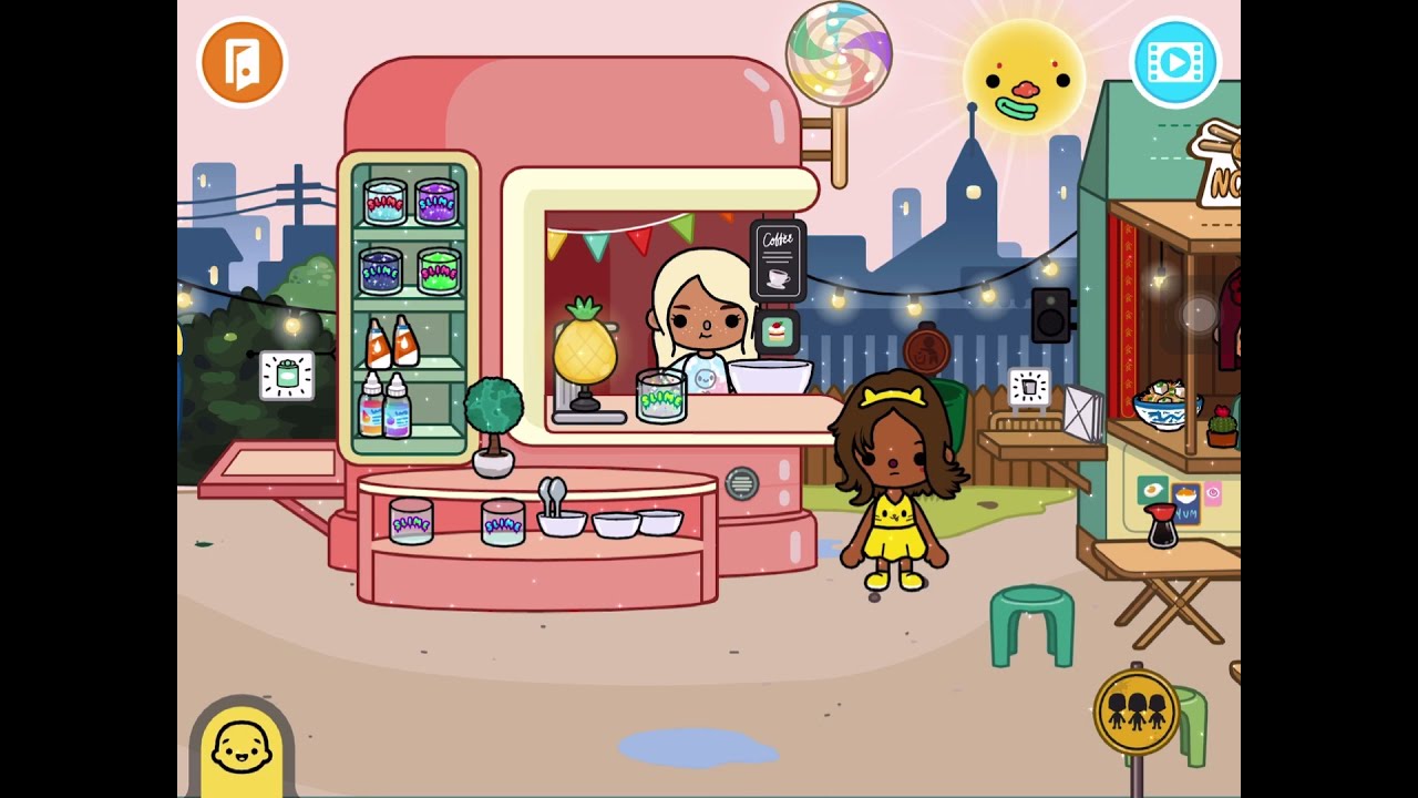 I make a slime shop for the first time😝🛍 // toca videos!