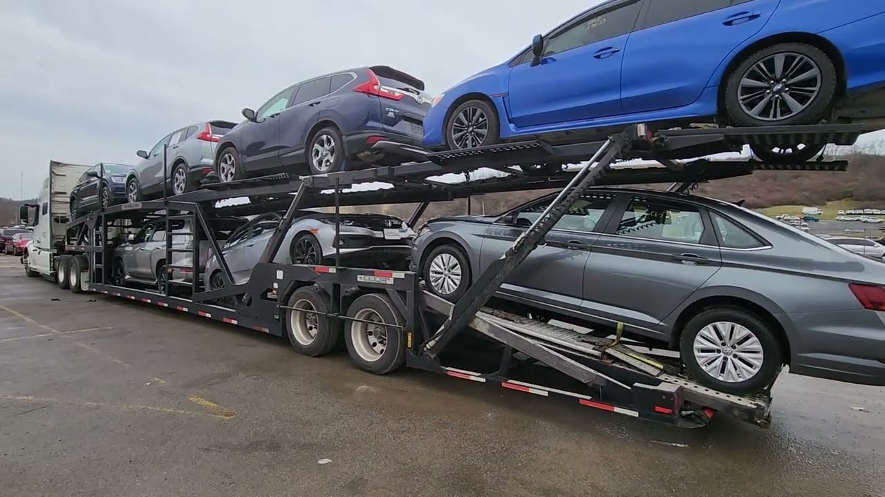 Cottrell ez-5307xl car hauler for 7 cars