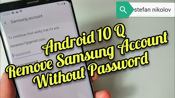 How to Remove Samsung Account without Password. All Samsung Android 10 Q.