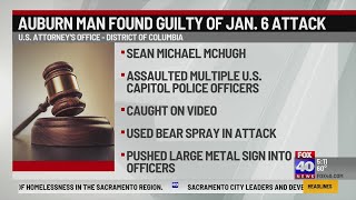 Placer County man found guilty of assaulting officers during U.S. Capitol attack