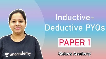Inductive and Deductive Reasoning PYQs| Paper 1| NTA UGC- NET/JRF| Logical Reasoning