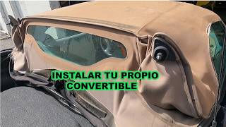 Pontiac Solstice Convertible Top Installation Tutorial