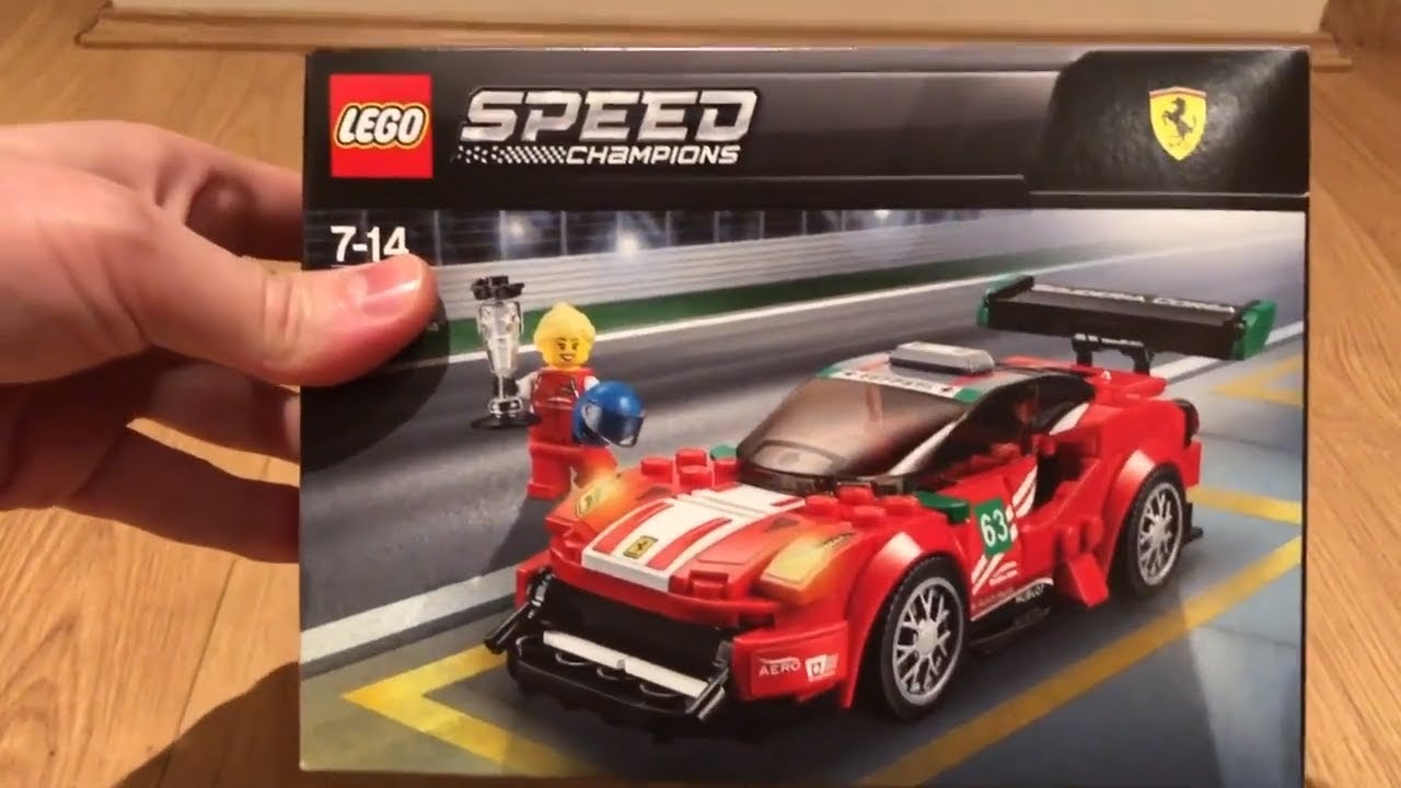 Lego Speed Champions Ferrari 488 Lego Ferrari Speed Build