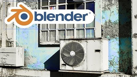 【Blender初心者向け】知識0から始めるblenderチュートリアル#1　室外機編