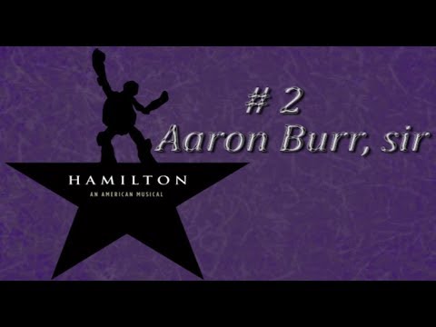 TMNT/Hamilton~ Aaron Burr, sir?