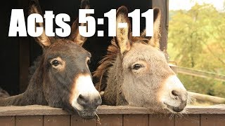 Acts 5:1-11 Nagging Thoughts