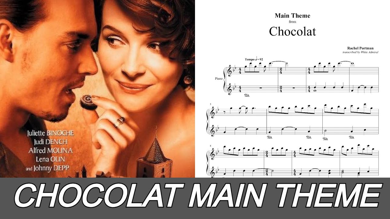 Chocolat - Main Theme - Piano Cover - YouTube