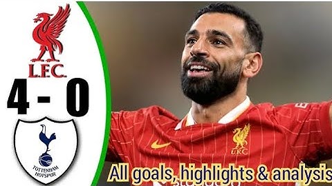 Liverpool 4 - 0 Tottenham Hotspur | all goals, highlights and analysis | carabao cup