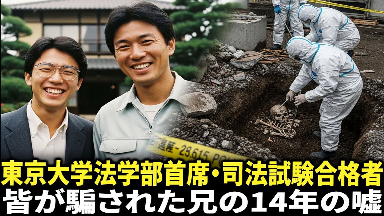 1989年東大首席、合格発表3日前に蒸発 / 14年後、自宅再建築現場の地下1.5mで明かされた真実