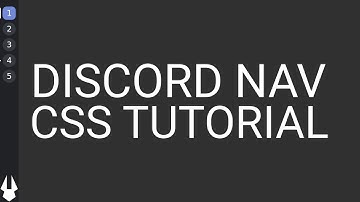 Discord Navigation Bar with Tooltips | CSS JavaScript Tutorial