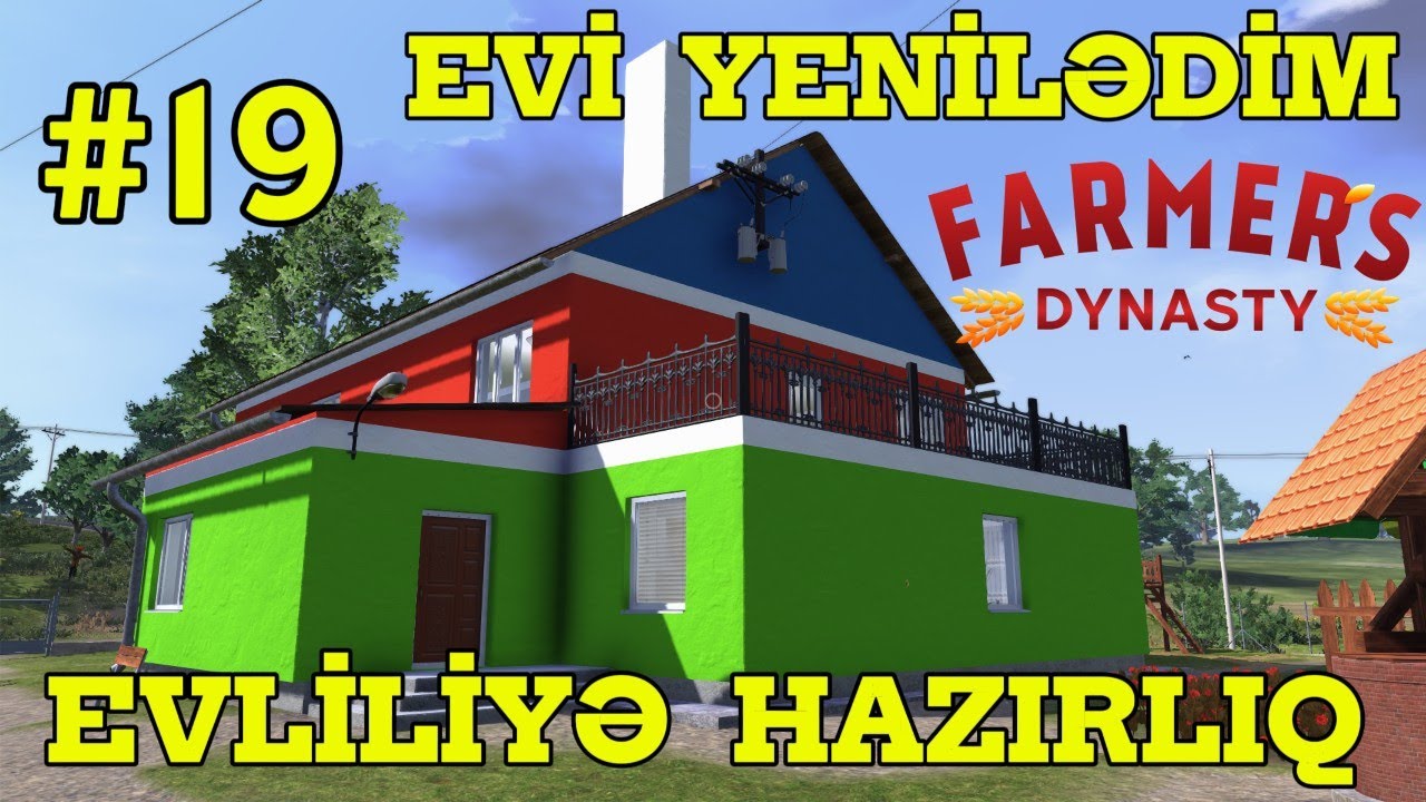 🏡Evlilik Qabağı Hazırlıq: Evi Yenilədim, Hər Yer Tərtəmiz Oldu | Farmers Dynasty 