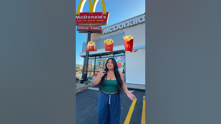 Le patatine fritte di McDonald's sono tutte della stessa dimensione?