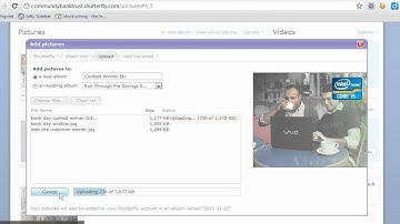 How to Upload Pictures to a Shutterfly Album