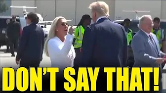 WATCH: Trump SPITS as Marjorie Greene LIGHTS HIM UP! thumbnail