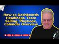 How-to Dashboards HeadMaps, Team Selling, Playbook, Calendar Overview in Salesforce 2014