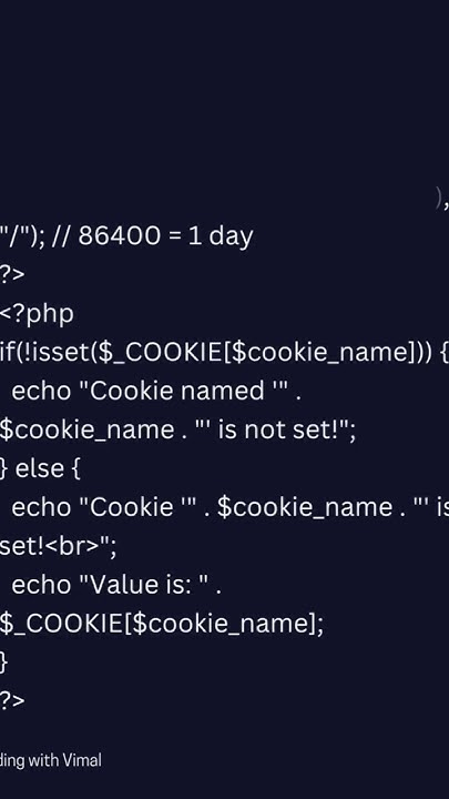 What Is Cookies In Php Php Cookies shorts shortsfeed viral YouTube what-is-cookies-in-php-php-cookies-shorts-shortsfeed-viral-youtube