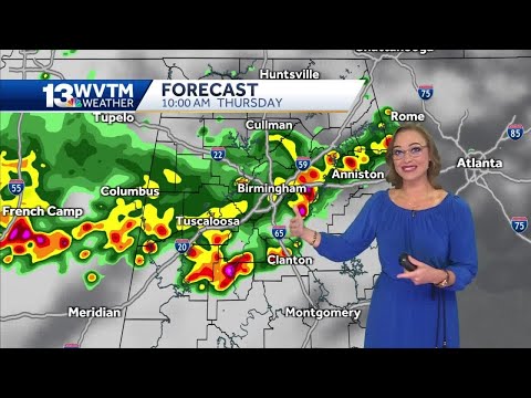 More Thunderstorms Likely In Central Alabama